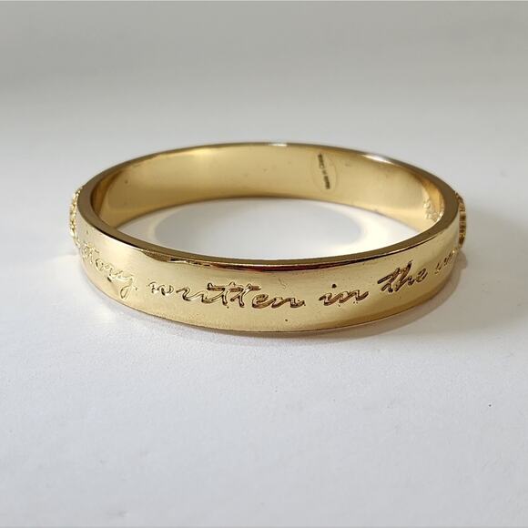 Lily pulitzer Gold Tone Sun Bangle Bracelet - Picture 2 of 5